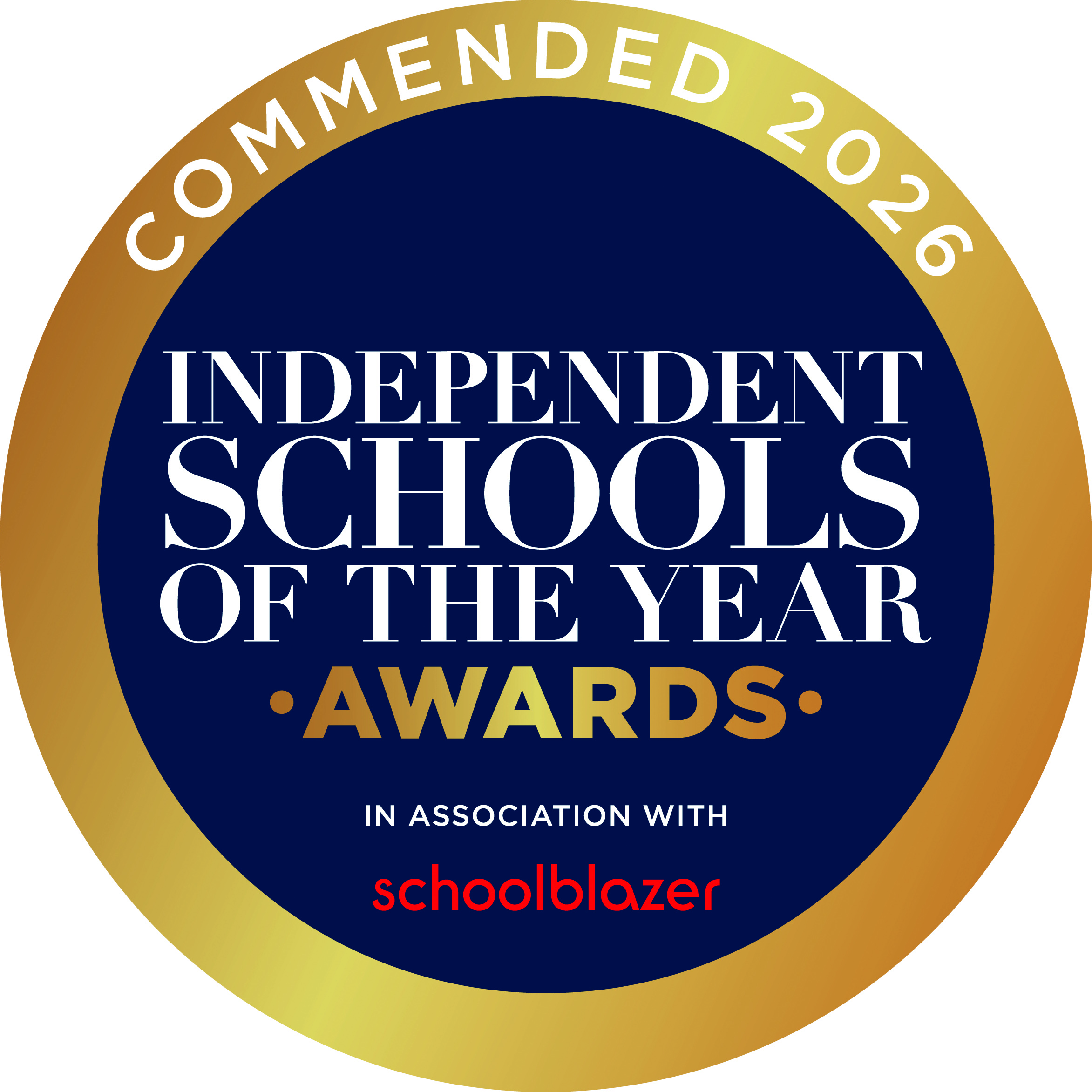 Independent School of the Year Awards 2026 - Commendation Independent School of the Year Awards 2026 - Commendation